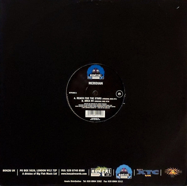 Meridian : Reach For The Stars / Area 99 (12")