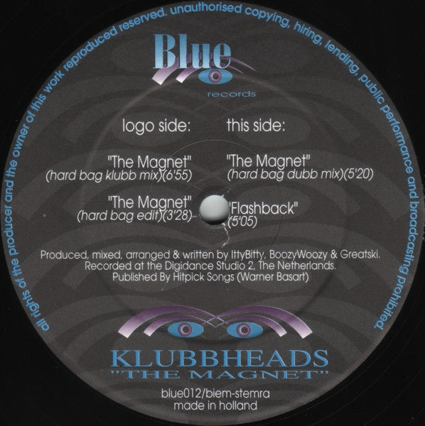 Klubbheads : The Magnet (12")