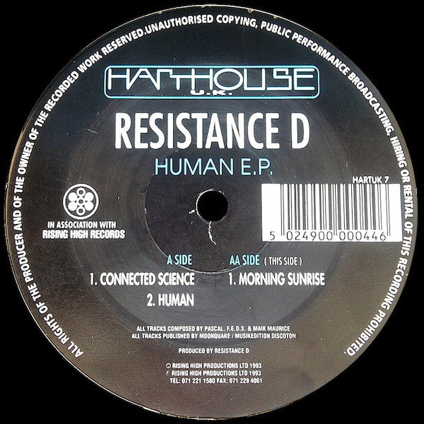 Resistance D : Human E.P. (12", EP)