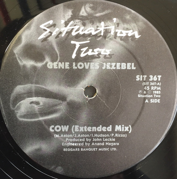 Gene Loves Jezebel : The Cow (12")