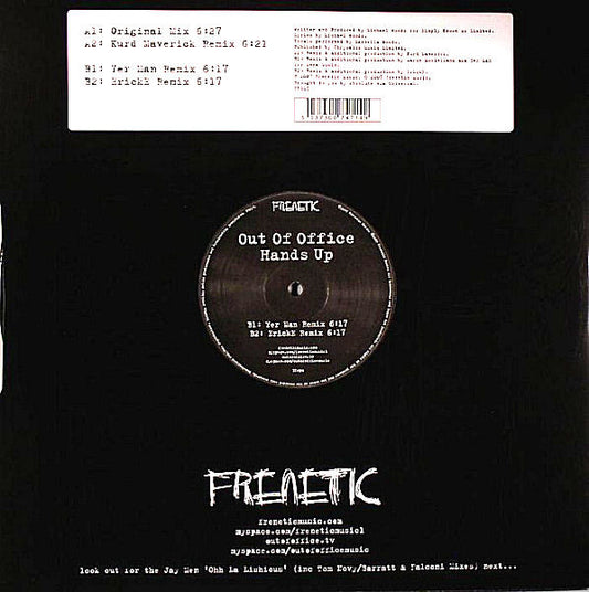 Out Of Office : Hands Up (12")