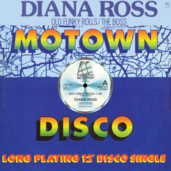 Diana Ross : Old Funky Rolls / The Boss (12", Single)