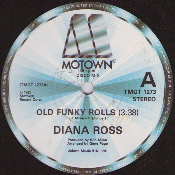 Diana Ross : Old Funky Rolls / The Boss (12", Single)