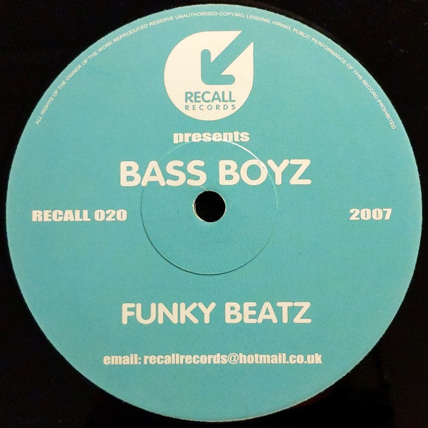 Bass Boyz (3) : Funky Beatz (12", S/Sided)