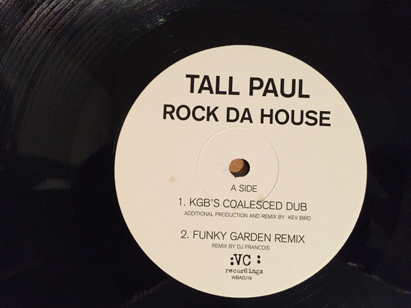 Tall Paul : Rock Da House (12", Promo)