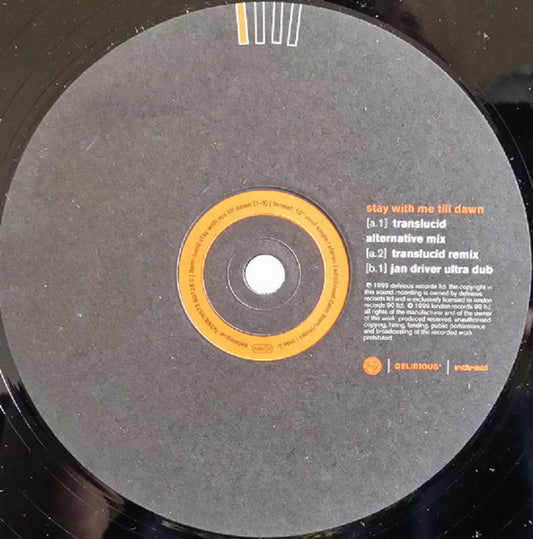 Lucid (45) : Stay With Me Till Dawn (12", Single)