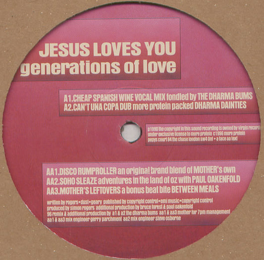 Jesus Loves You : Generations Of Love (12")