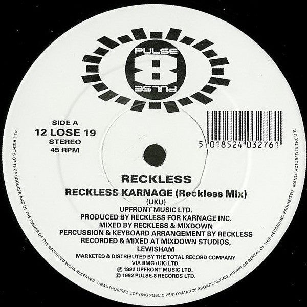 Reckless* : Reckless Karnage (12")