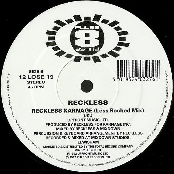 Reckless* : Reckless Karnage (12")