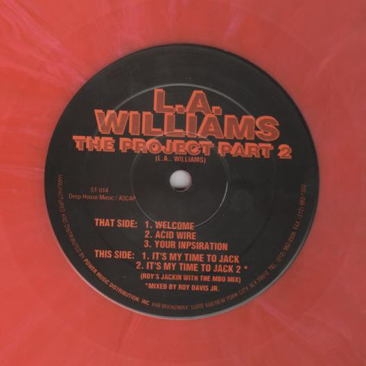 L.A. Williams : The Project Part 2 (12", Ora)