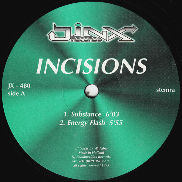 Incisions : Substance (12")