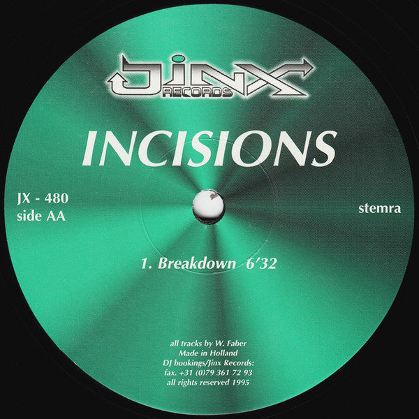Incisions : Substance (12")
