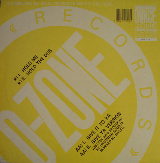 The Big Showdown : Hold Me (12")