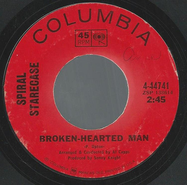 Spiral Starecase : More Today Than Yesterday / Broken-Hearted Man (7", Single, Pit)