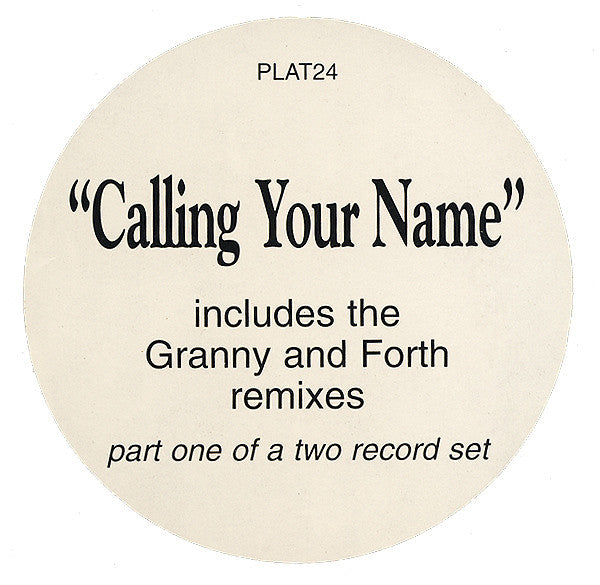 Libra Presents Taylor : Anomaly - Calling Your Name (12", Single)