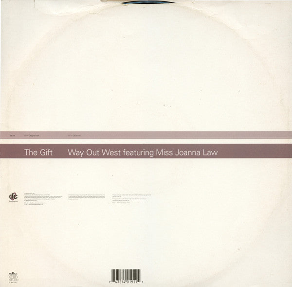 Way Out West Featuring Joanna Law : The Gift (12")