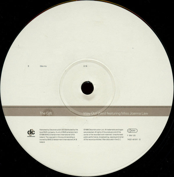 Way Out West Featuring Joanna Law : The Gift (12")