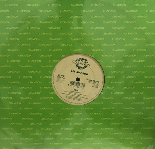 Lee Marrow : Pain (12")
