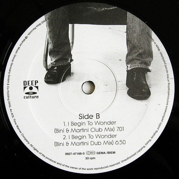 J.C.A.* : I Begin To Wonder (12")