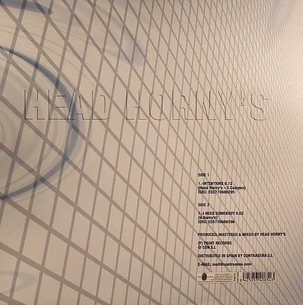Head Horny's : Intentions (12")