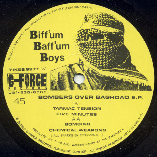 Biff'um Baff'um Boys : Bombers Over Baghdad E.P. (12", EP)