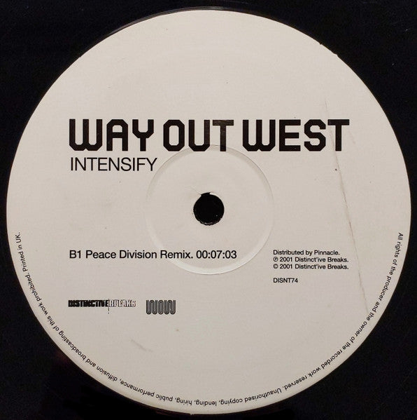 Way Out West : Intensify (12", Single)
