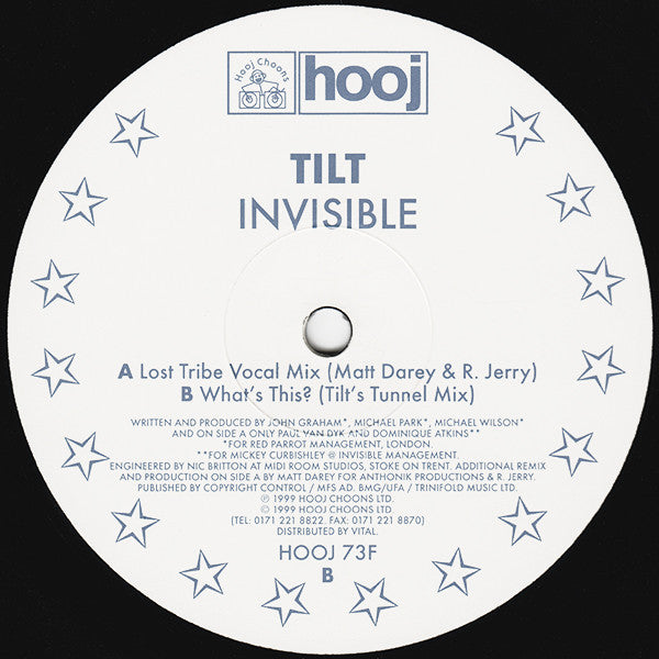 Tilt : Invisible (12", Single)