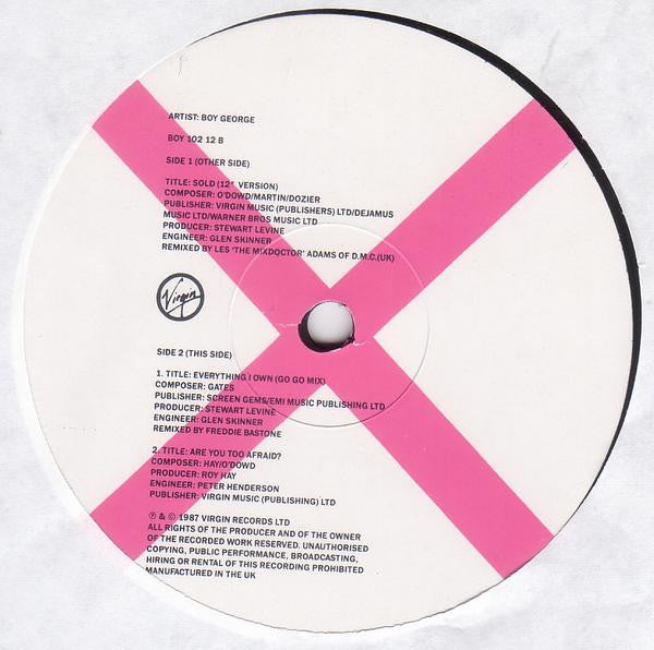 Boy George : Sold (12")
