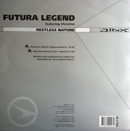 Futura Legend Featuring Christine (31) : Restless Nature (12")