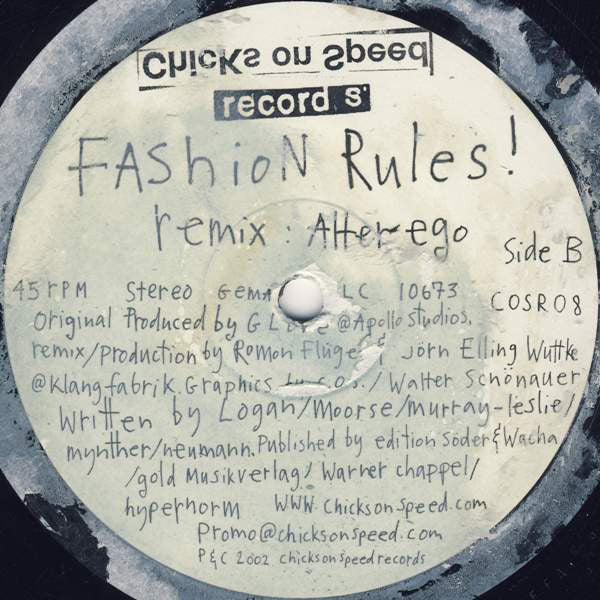 Chicks On Speed : Fashion Rules ! (12")