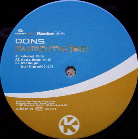 D.O.N.S. : Pump The Jam (12")