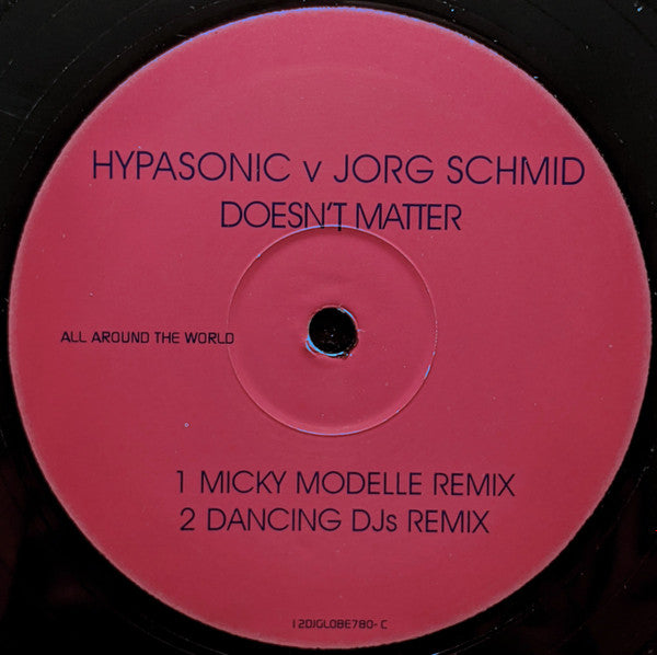 Hypasonic V Jorg Schmid : Doesn't Matter (2x12", Promo)