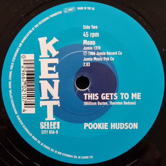 Joe Burrell With Kae Williams Orchestra / Pookie Hudson : There Was A Time / This Gets To Me (7", Single, Mono)