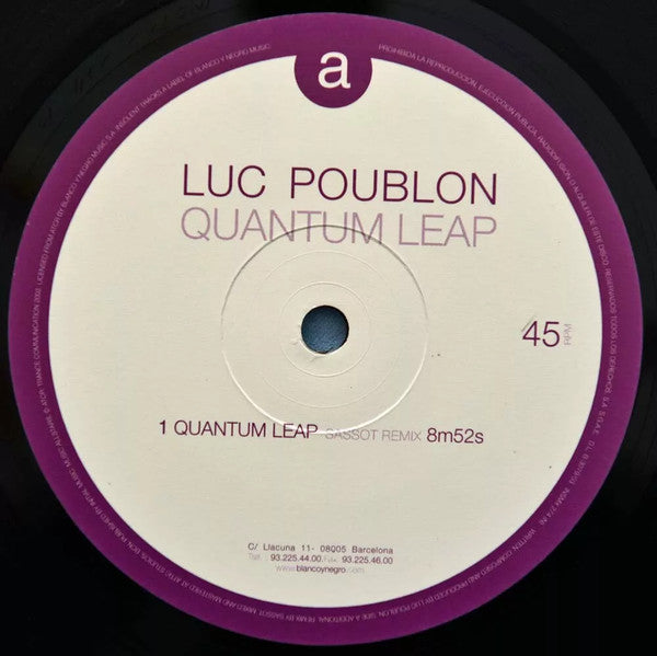 Luc Poublon : Quantum Leap (12")