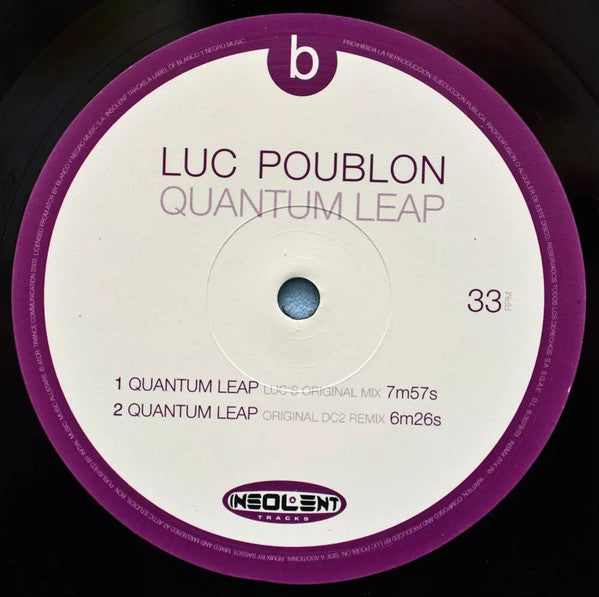 Luc Poublon : Quantum Leap (12")