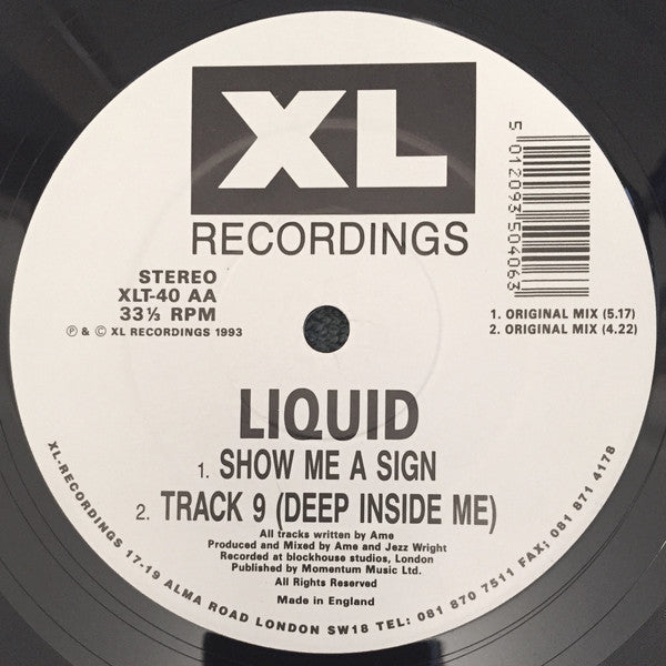 Liquid : Time To Get Up (12")