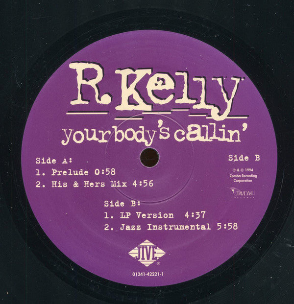 R. Kelly : Your Body's Callin' (12", Single)