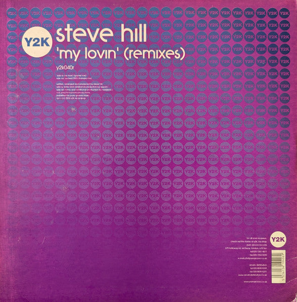 Steve Hill : My Lovin (Remixes) (12")