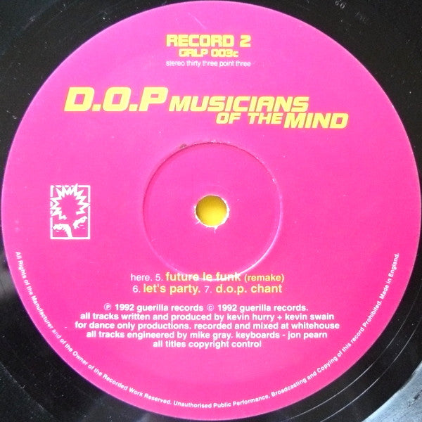 D.O.P. : Musicians Of The Mind (2xLP, Album)