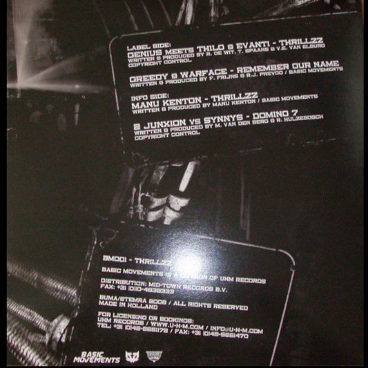 Various : Thrillzz (12")