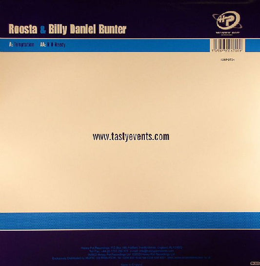 Billy Daniel Bunter & Roosta : Temptation - R U Ready (12")