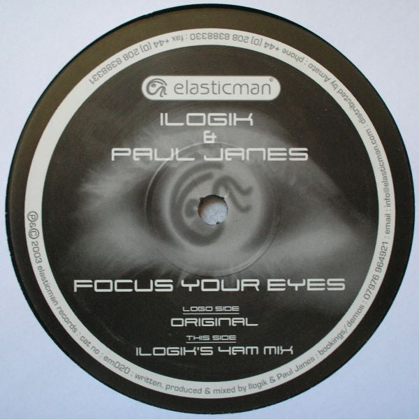Ilogik & Paul Janes : Focus Your Eyes (12")