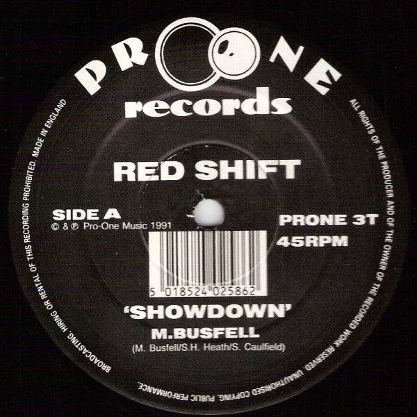 Red Shift* : Showdown / Tingler (12")