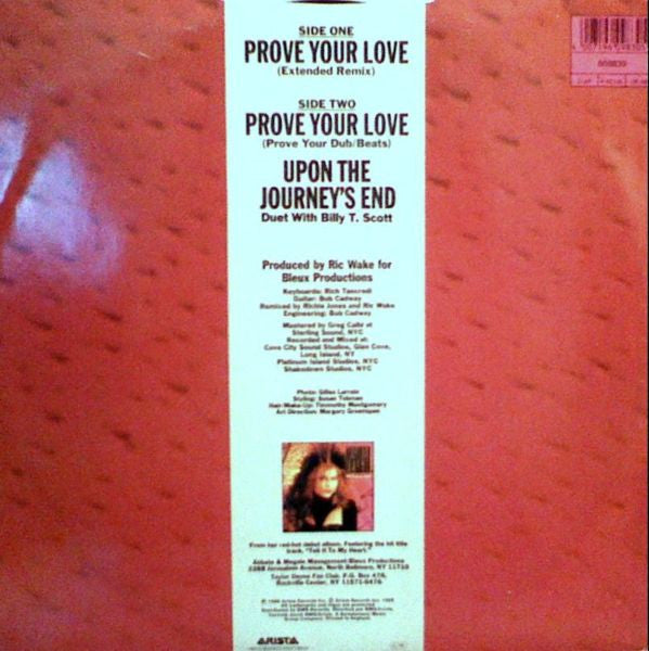 Taylor Dayne : Prove Your Love (Extended Remix) (12", Single)