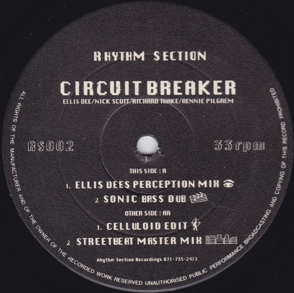 Rhythm Section (2) : Circuit Breaker (12")