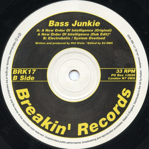 Bass Junkie : Cyber Bass EP (12", EP)