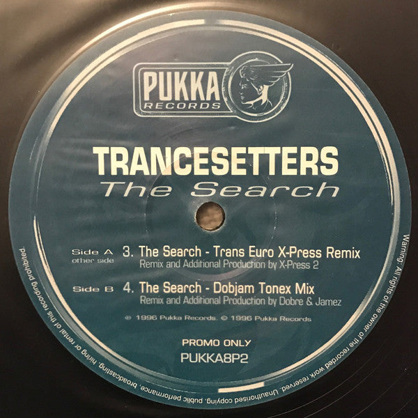 Trancesetters : The Search (2x12", Promo)