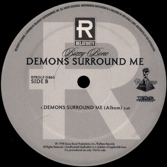 Bizzy Bone : Nobody Can Stop Me / Demons Surround Me (12", Promo)