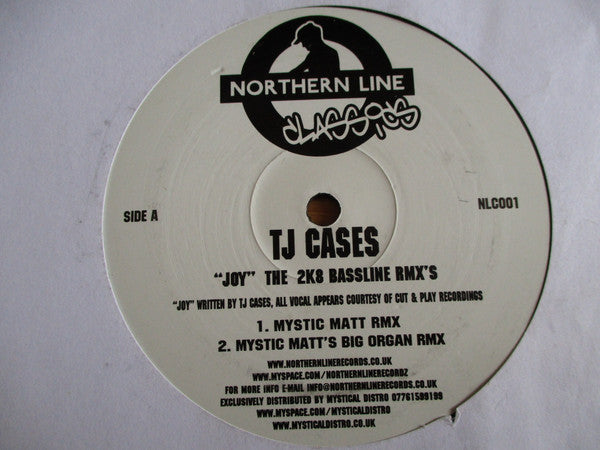 TJ Cases : Joy (The 2K8 Bassline Remixes) (12")