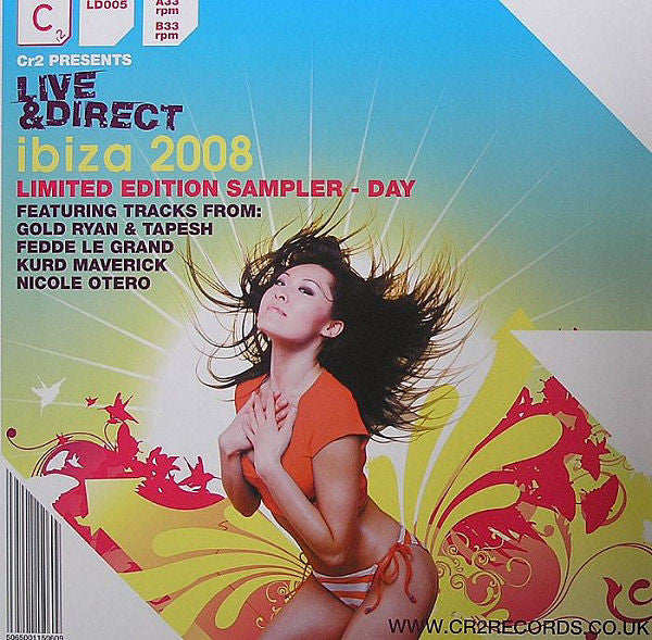 Various : Cr2 Presents Live & Direct - Ibiza 2008: Limited Edition Sampler - Day (12", Ltd, Smplr)